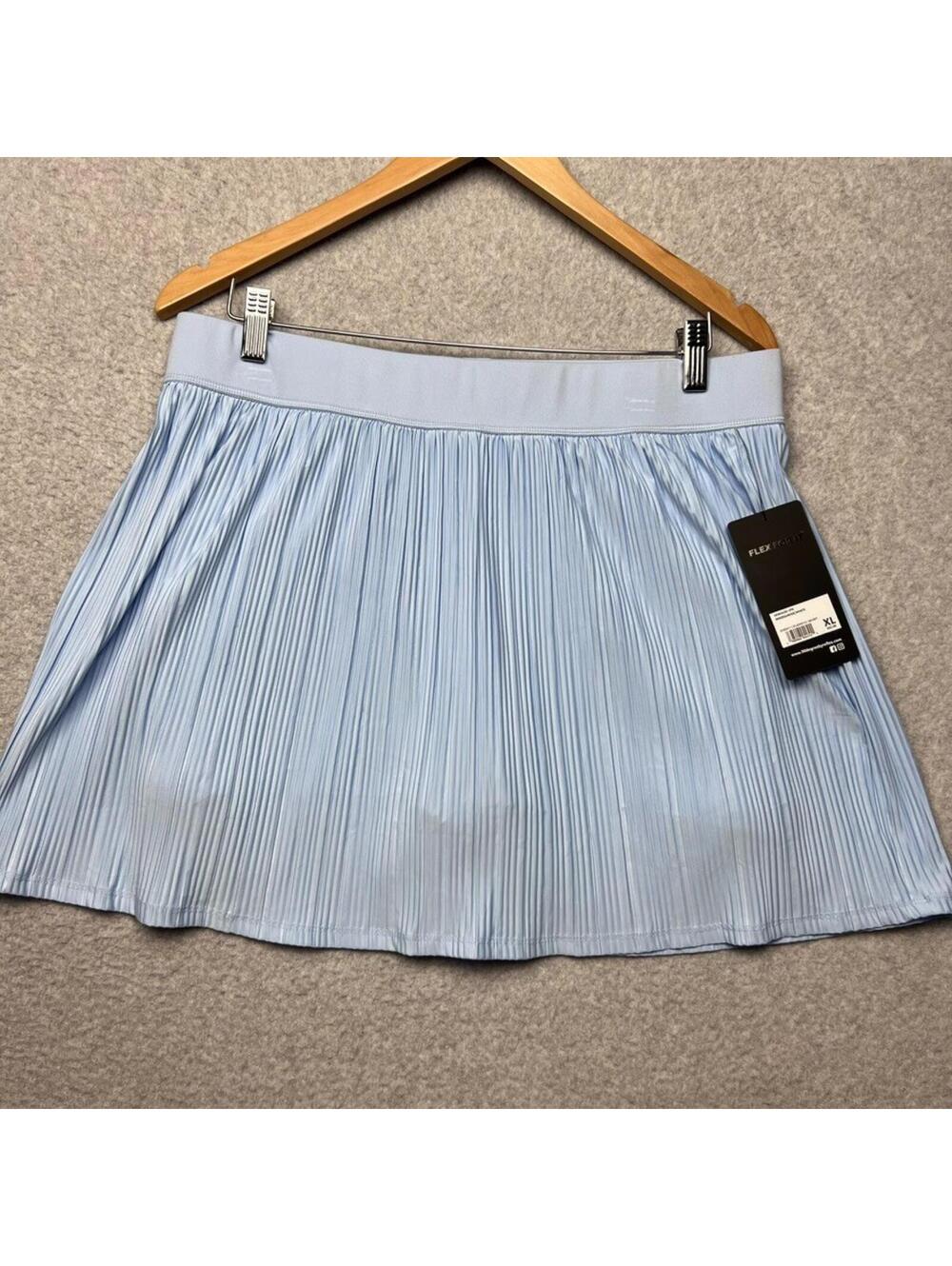 NWT 90 Degree By Reflex Flex For It Pleated Tennis Skort Windsurfer Blue XL